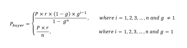 Future Rewards calculation formula